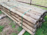 NEW 5X8 TREATED WOOD POSTS (32)