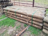 NEW 5X8 TREATED WOOD POSTS (32)