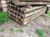 NEW 5X8 TREATED WOOD POSTS (32)