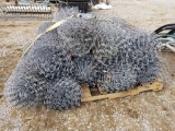 PALLET OF NEW 4' TALL CHAINLINK FENCE (9 ROLLS)