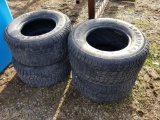 205/65-10 PONTOON BOAT TIRES LIKE NEW (4)
