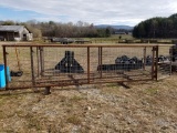 20' HEAVY DUTY SELF STANDING OIL PIPE PANEL 16' W/ 4' GATE