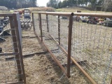20' HEAVY DUTY SELF STANDING OIL PIPE PANEL 16' W/ 4' GATE