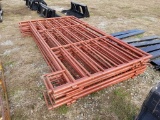 HEAVY DUTY 10' X 5.5' RED CORRAL PANELS (8)
