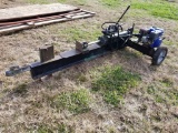 HYDRAULIC LOG SPLITTER, GAS ENGINE, BUMPER PULL, GREYHOUND 6.5 HP