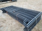12' BLK CORRAL PANELS, MEDIUM DUTY, (SET OF 16)