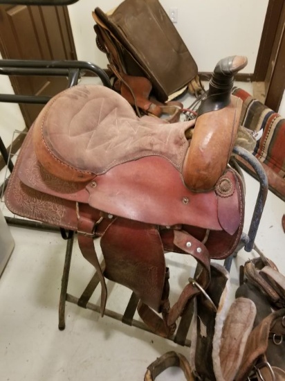 14" WESTERN SADDLE WITH GIRT