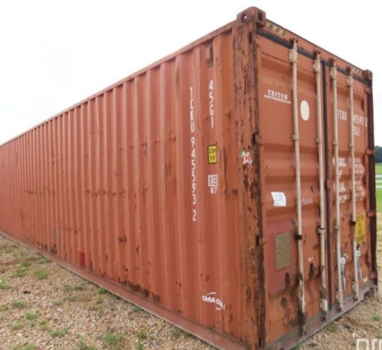 40' SHIPPING CONTAINER, LOCATED AND PICKUP IN PHILADELPHIA, MISSISSIPPI, S: