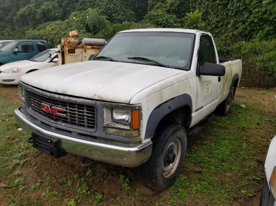 2000 GMC SIERRA TRUCK, MILES SHOWING: 156,366, 4WD, AUTOMATIC, VIN: 1GTGK24