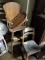 ANTIQUE WOODEN HIGHCHAIR AND KIDS CHAIR