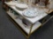 MARBLE/GOLD TABLE, 2 TIER, NO CONTENT, 19