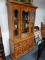 WOODEN CHINA CABINET , NO CONTENT, 43
