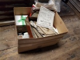 BOX OF ANTIQUE PICTURES, LETTERS, AND MORE