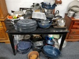 ASSORTMENT OF COOKING POTS AND PANS (40)