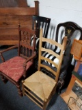 4 ASSORTED ANTIQUE CHAIRS