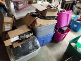 7 BOXES/TOTES MISC HOUSEHOLD GOODS