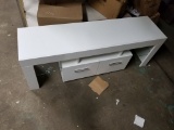 NEW WHITE CABINET WITH 2 DRAWERS, 51