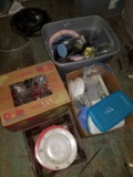 4 BOXES OF MISC HOUSEHOLD GOODS