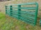 NEW 14' GREEN GATE WITH CHAIN/HINGES