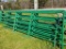 NEW 12' GREEN GATE WITH CHAIN/HINGES