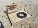 3PH CARRY ALL 5' X 3' AND 5.00-15 TIRE