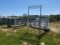 NEW GALV 12' CORRAL PANELS WITH WALKTHRU GATE, EXTRA TALL - 6' TALL, 6 BAR,