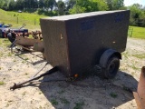 BUMPER PULL ENCLOSED TRAILER, ENCLOSED PART IS 4' WIDE, 8' LONG, 4.5' TALL