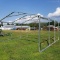 16' LONG X 15' WIDE X 8' TALL CENTER BUILDING FRAME, 2 SIDES AND 4 TRUSSES,