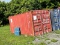RED 20' CONTAINER, LOCATED AND PICKUP 32 MILES FROM RLM