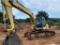 KOMATSU PC150LC EXCAVATOR WITH BUCKET AND THUMB, RUNS AND OPERATES, JUST RE