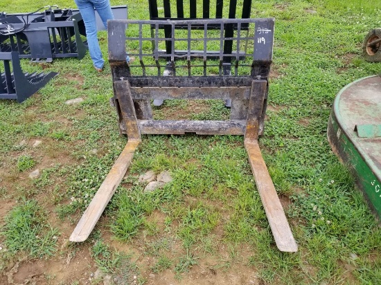 40" QUICK ATTACH USED PALLET FORKS