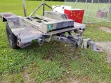 MILITARY PINTLE HITCH 1 1/2 TON TRAILER, 8' LONG X 7' WIDE OUT TO OUT, LTT-