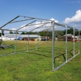 16' LONG X 15' WIDE X 8' TALL CENTER BUILDING FRAME, 2 SIDES AND 4 TRUSSES