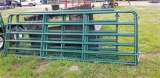NEW 12' GREEN GATE WITH CHAIN/PINS
