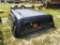 BLACK RANCH CAMPER TOP FOR TRUCK BED, RAM 2018 1500, HAS INTERIOR BOXES, AP