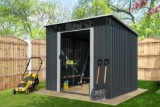 NEW 8'X9' METAL PENT SHED WITH SKYLIGHT, M: TMG-MS0809P