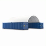NEW 20'X40' CONTAINER ROOF SHELTER, PVC FABRIC, M: TMG-ST2040C