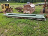 STACK OF TIN, APPROX 45 SHEETS, APPROX 12' LONG