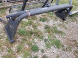 DOUBLE PIPE BLACK BACK RACK FOR TRUCK, APPROX 70