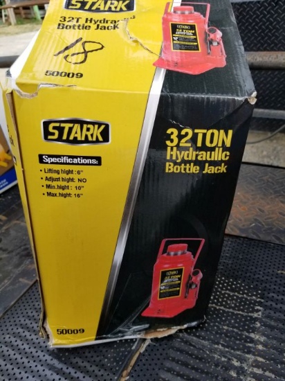 NEW STARK HYDRAULIC 32 TON BOTTLE JACK