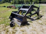 FARMHAND BLACK FRONT END LOADER WITH BRACKETS, TOOK OFF 6610 FORD