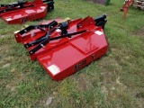 NEW RED ATLAS AGRI 5' ROTARY CUTTER, 3PH, 40HP GEARBOX, NEW PTO SHAFT 90 da