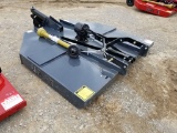 NEW 3PH ATLAS 6' GREY ROTARY CUTTER, 85HP GEARBOX WITH SLIP CLUTCH, NEW PTO