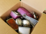 LARGE BOX OF HEADLIGHTS AND MISC