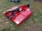 NEW RED ATLAS AGRI 5' ROTARY CUTTER, 3PH, 40HP GEARBOX, WITH SLIP CLUTCH, N
