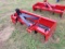 NEW RED ATLAS 5' HEAVY DUTY BOX BLADE WITH RIPPERS, 3PH,