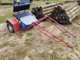 RED TRAINING CART WITH HARNESS