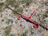 RED BOOMER WITH 10' CHAIN WITH HOOKS