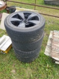 225/45R17 TIRES AND RIMS (4)