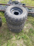 25X11-12 TIRES AND RIMS (3)